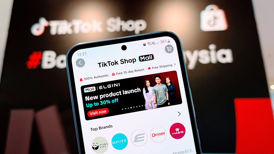 TikTok Shop Mall 品牌商城的宣传图