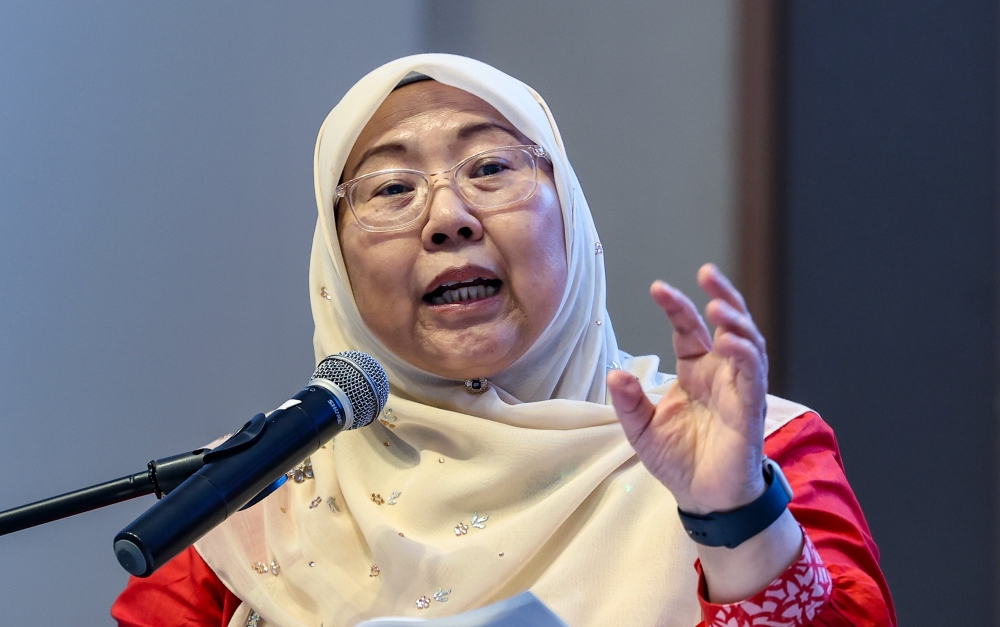 马来西亚国内贸易及生活成本部副部长富齐亚（Fuziah Salleh）的新闻照片